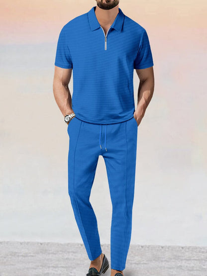 2 Piece Waffle Athleisure Set