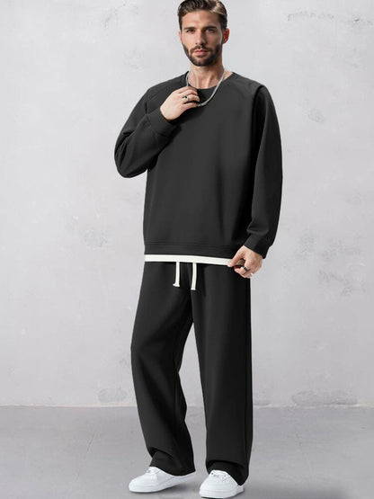 Minimalist and Versatile Sweatshirt Set