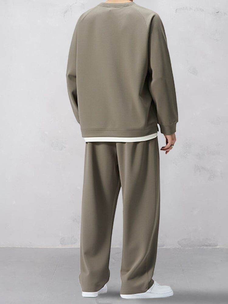 Minimalist and Versatile Sweatshirt Set