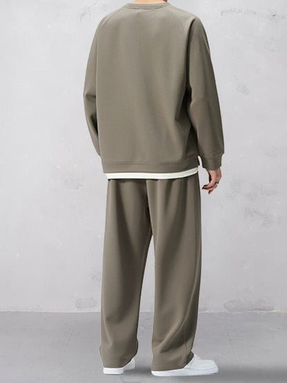 Minimalist and Versatile Sweatshirt Set
