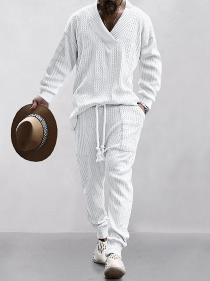 Cable Knit Athleisure Set