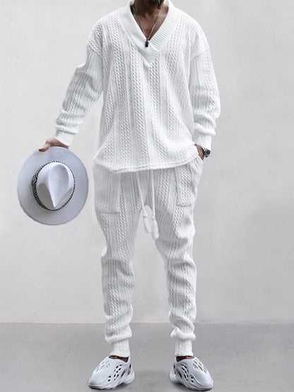 Cable Knit Athleisure Set