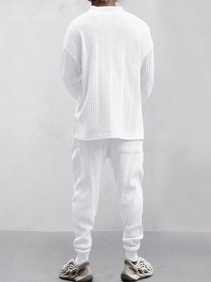 Cable Knit Athleisure Set