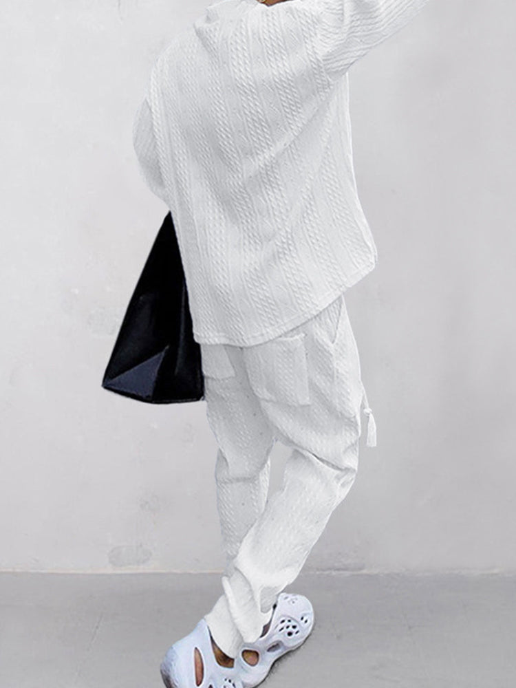Cable Knit Athleisure Set