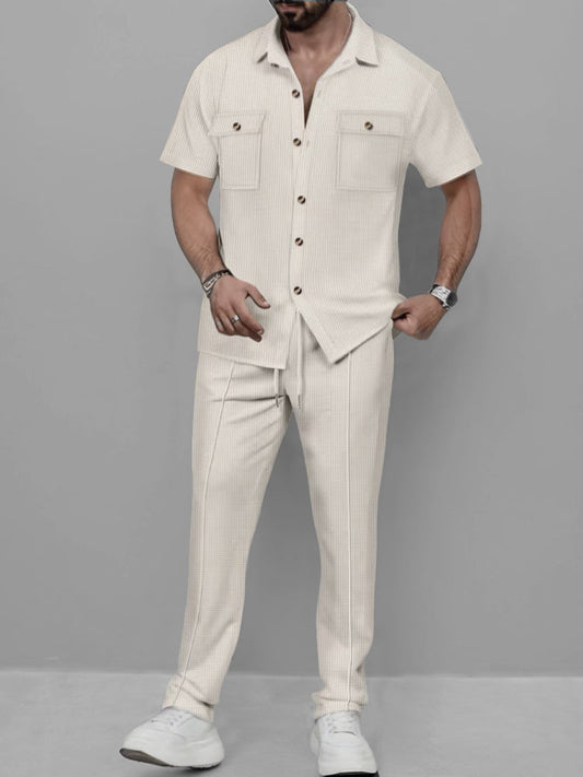 Casual Waffle Chic Urban Set