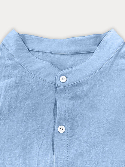 Simple and Casual Shirt Set in 100% Cotton