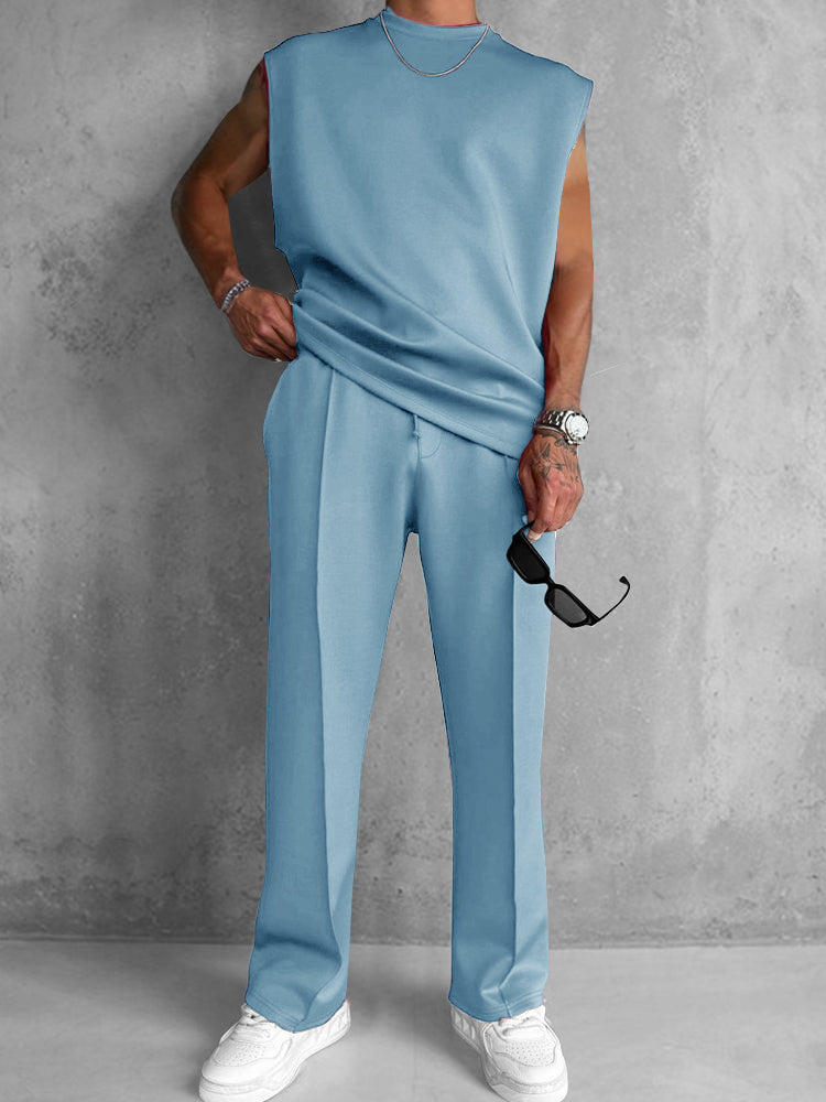 Modern Comfort Tank Top and Trousers Set