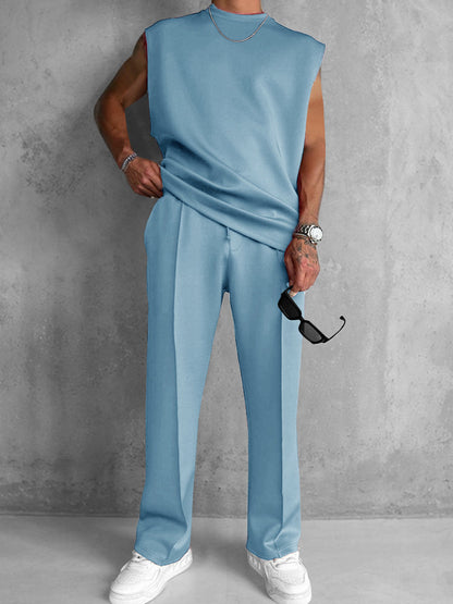 Modern Comfort Tank Top and Trousers Set