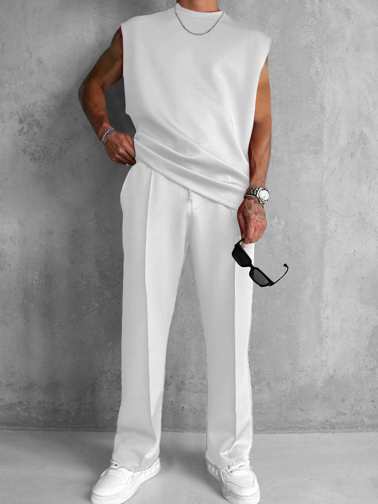 Modern Comfort Tank Top and Trousers Set