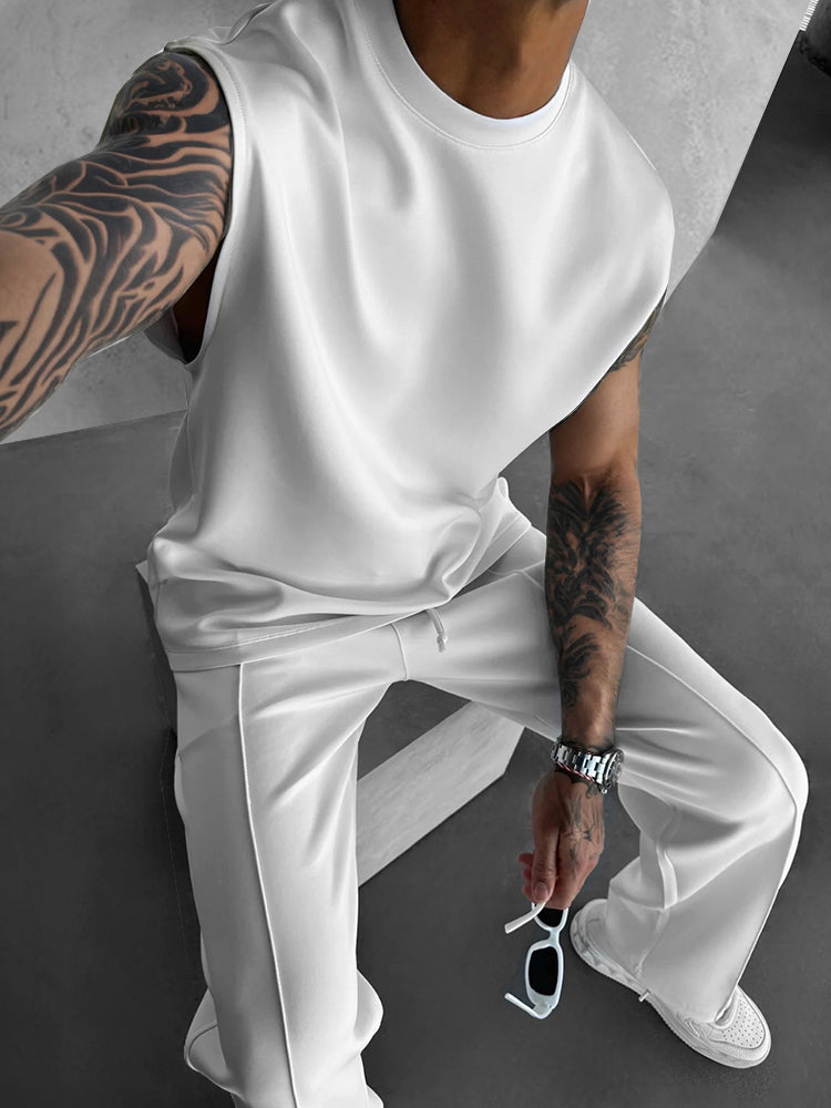 Modern Comfort Tank Top and Trousers Set
