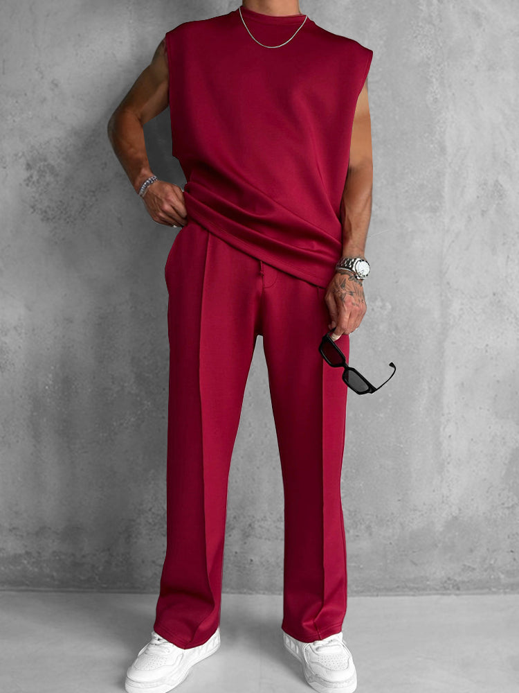 Modern Comfort Tank Top and Trousers Set