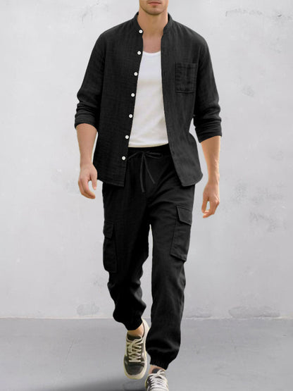 Premium Cotton Shirt and Trousers Set