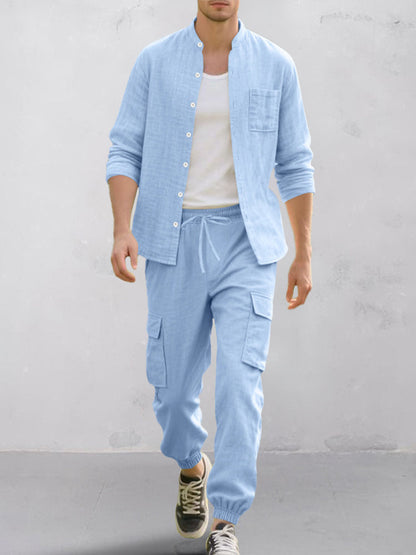 Premium Cotton Shirt and Trousers Set
