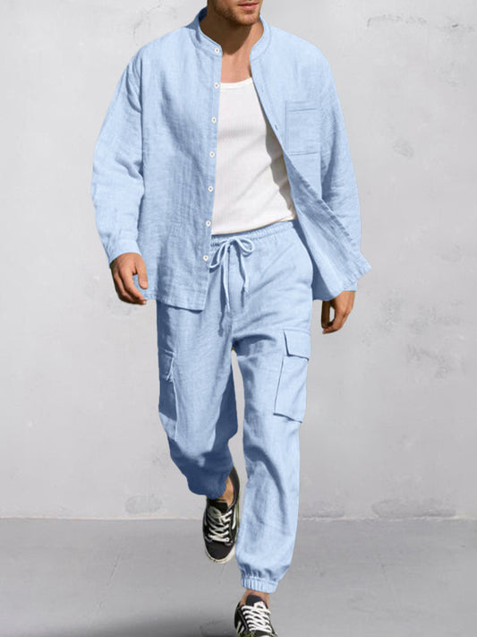 Premium Cotton Shirt and Trousers Set