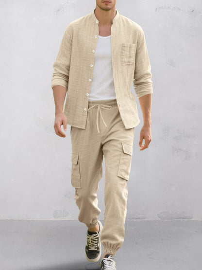 Premium Cotton Shirt and Trousers Set