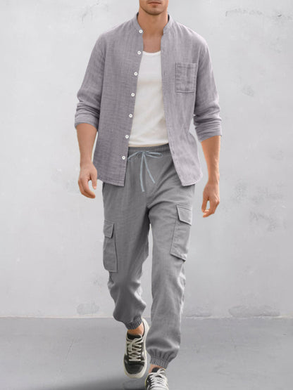 Premium Cotton Shirt and Trousers Set