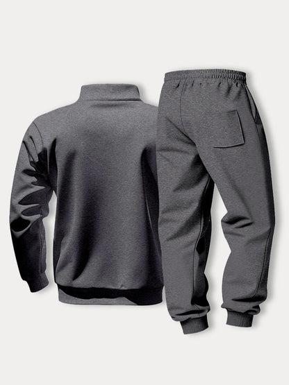 Comfortable fleece tracksuit set for athletes
