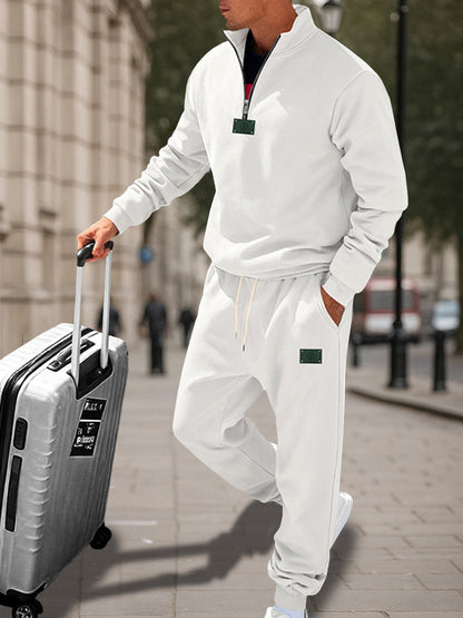 Comfortable fleece tracksuit set for athletes
