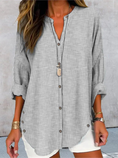 Rosalia | Vintage Striped Blouse