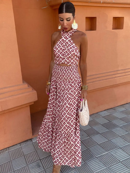 Mickay™ | Chic Midi Dress for Women with Off-Shoulder Design