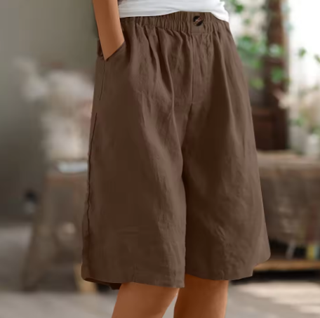 Nastassia – Relaxed fit shorts with pockets