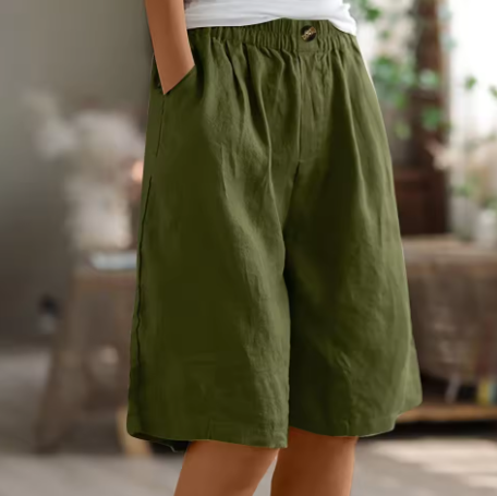 Nastassia – Relaxed fit shorts with pockets