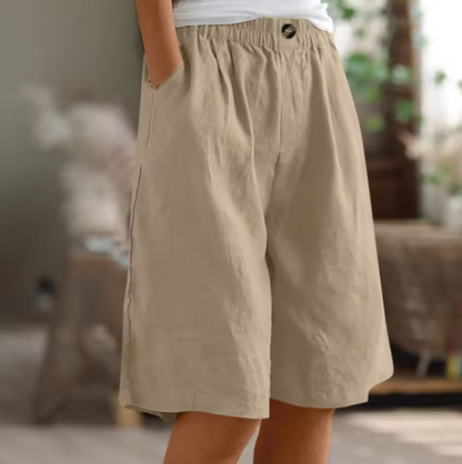 Nastassia – Relaxed fit shorts with pockets