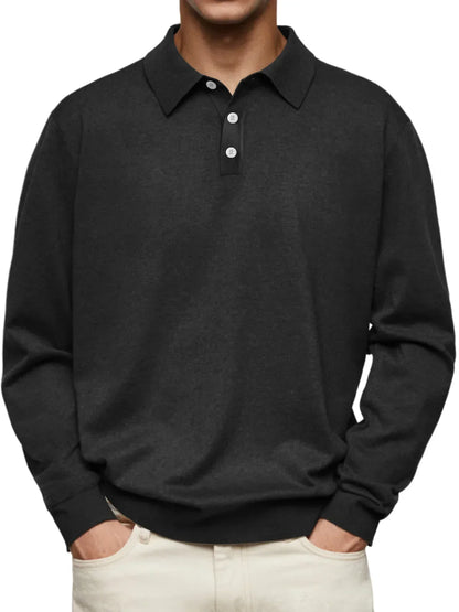Luc – Casual Long Sleeve Polo