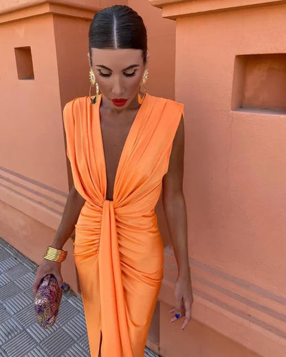 Moriah™ | Women's Long Pleated Dress