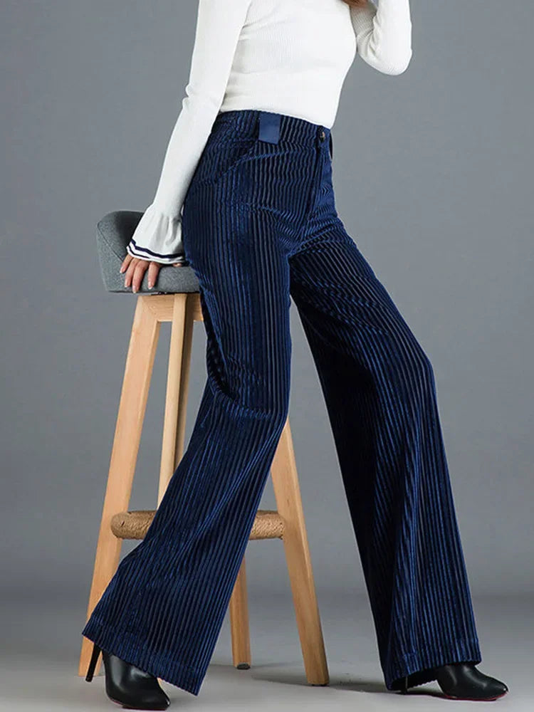 Ophélina - Elegant Corduroy Trousers
