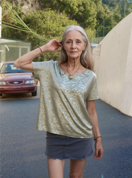 Melanie | Elegant Sleeve T-shirt