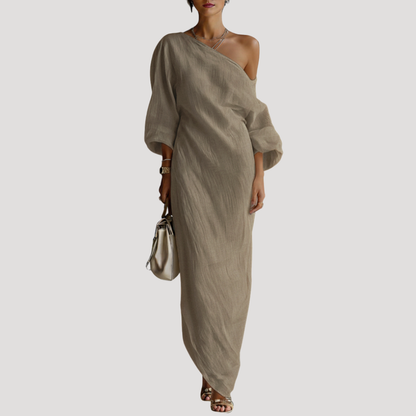 Women’s Elegant Summer One Shoulder Maxi Dress
