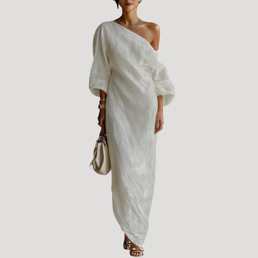 Women’s Elegant Summer One Shoulder Maxi Dress