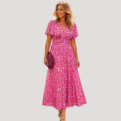 Women’s Elegant Summer Floral Maxi Dress