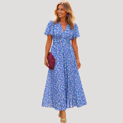 Women’s Elegant Summer Floral Maxi Dress