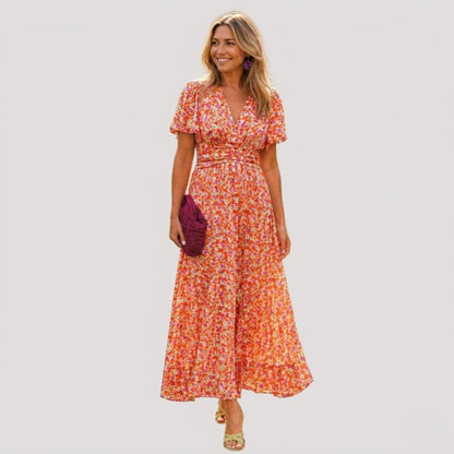 Women’s Elegant Summer Floral Maxi Dress