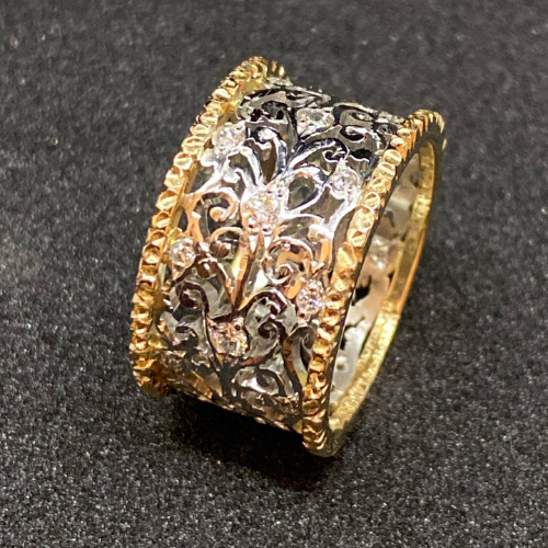 Mika - Vintage Zirconium Ring