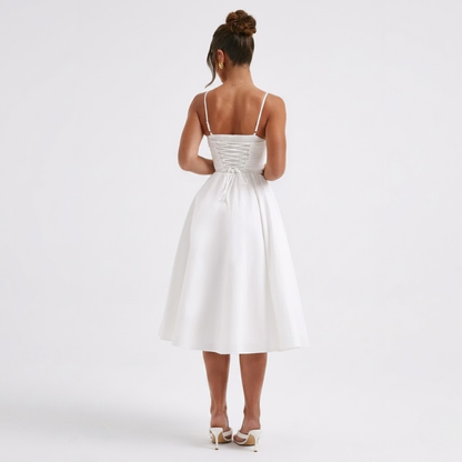 Women’s Elegant Corset Evening Maxi Dress