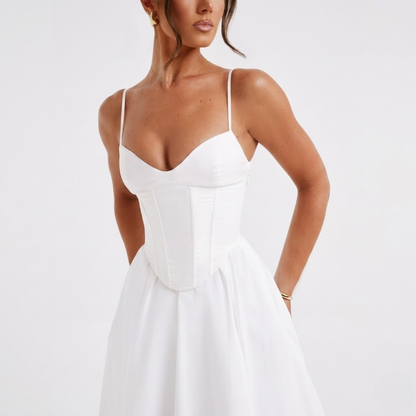 Women’s Elegant Corset Evening Maxi Dress
