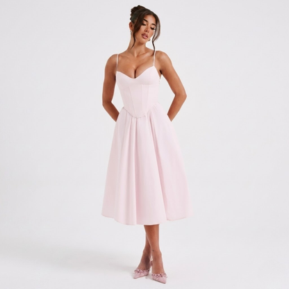 Women’s Elegant Corset Evening Maxi Dress