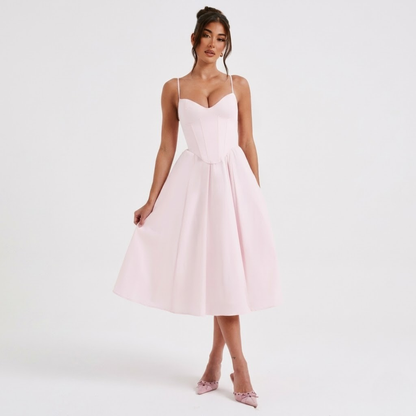 Women’s Elegant Corset Evening Maxi Dress