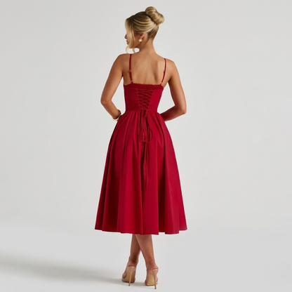 Women’s Elegant Corset Evening Maxi Dress