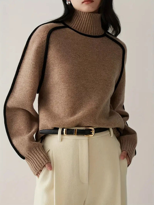 Valentina™ | Long Roll Neck Tunic Chic