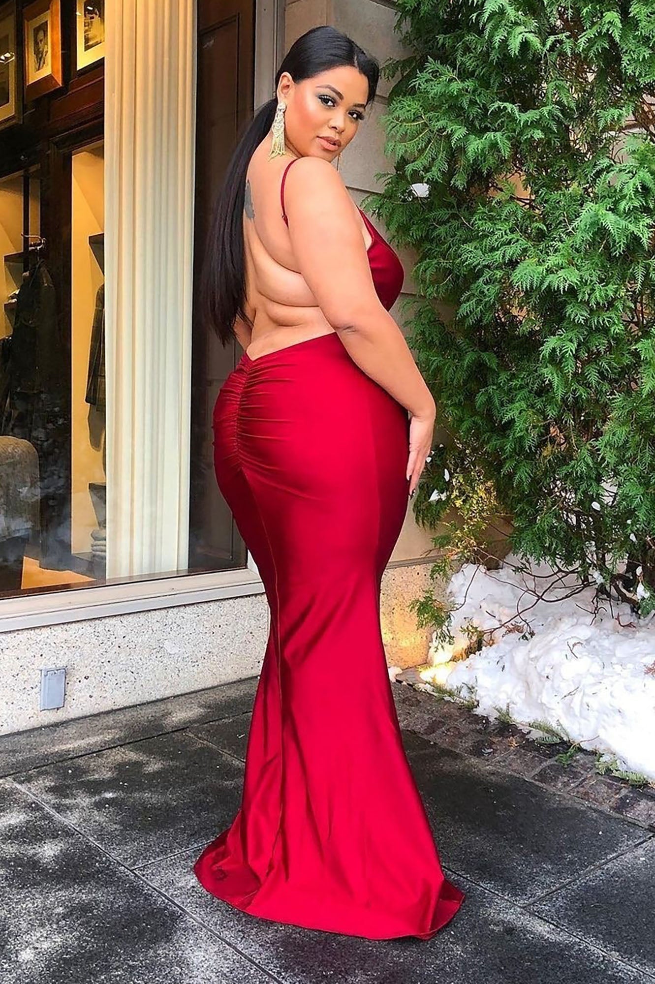 Maxi Dress Walk Behind Me - Burgundy