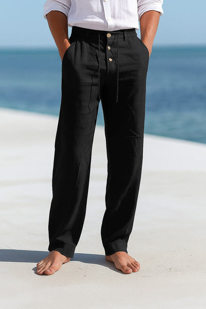 Laurent – Lightweight Summer Linen Trousers