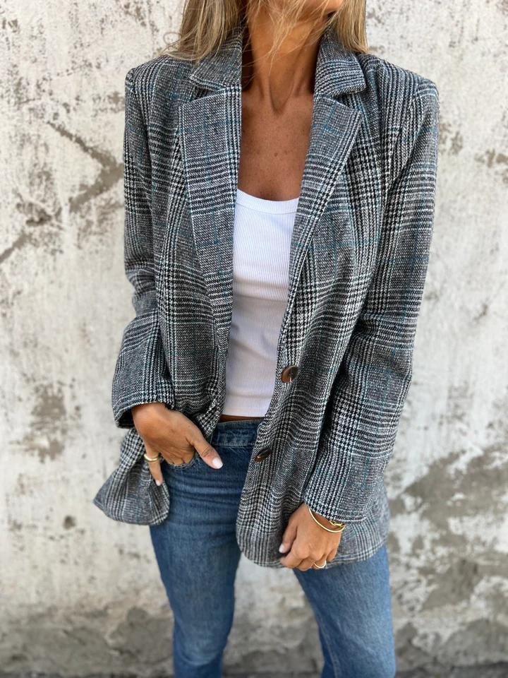 Andrea™ | Winter Check Blazer