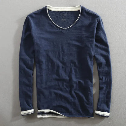 Guilhem – Long-Sleeve Cotton T-Shirt