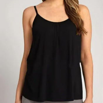 Cetestia™ | Relaxed Beach Tank Top with Integrated Bra