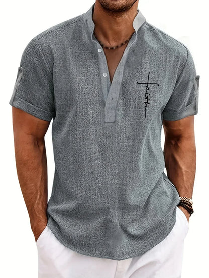 Zalecta | Modern Polo with Stand-Up Collar