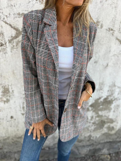 Andrea™ | Winter Check Blazer